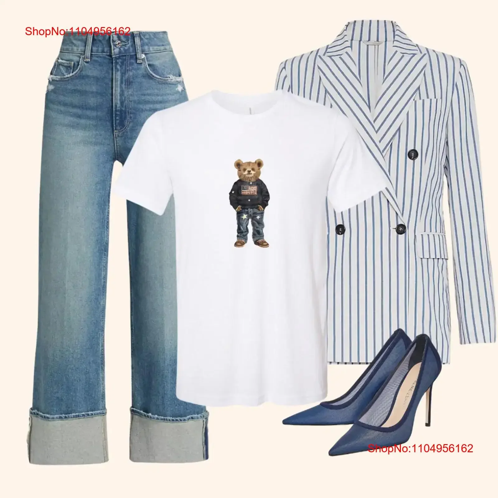 Camiseta Ivy League Teddy Vintage Feel, Top lavado vintage para uso diario, moda Unisex para hombre, versátil, cómoda y ligeramente