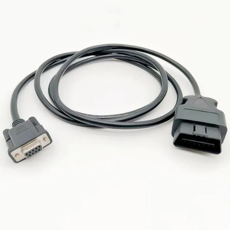 Automotive OBD to DB9 Serial Adapter Cable CAN Bus Diagnostic Test Connecting Wire
