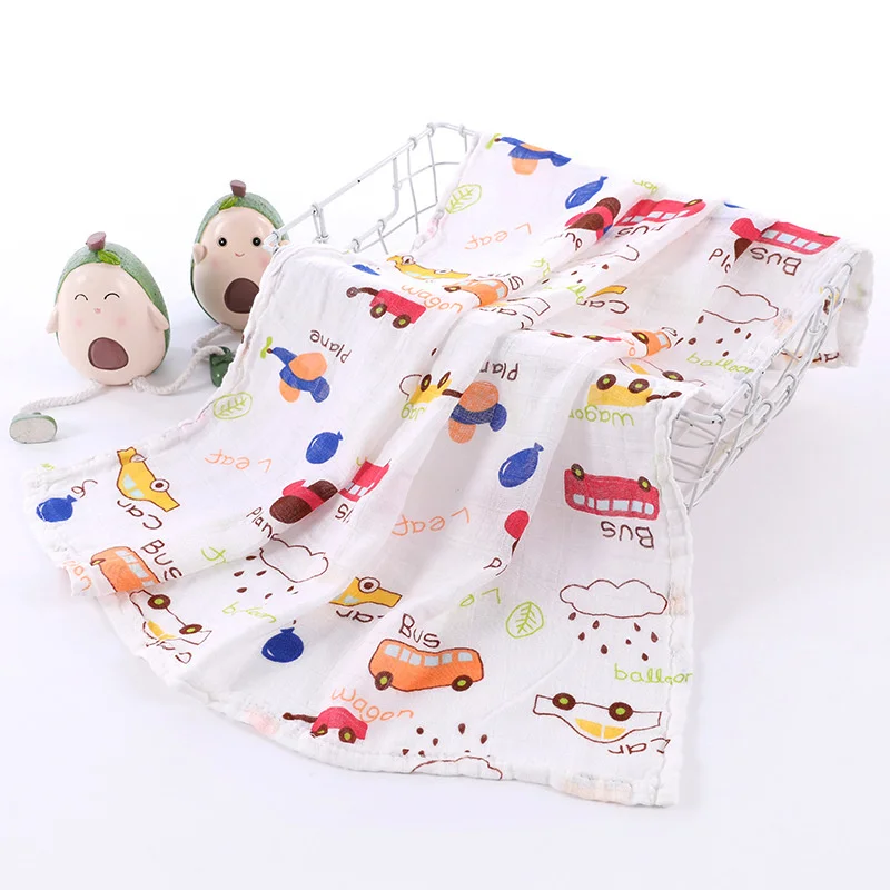 60x60cm Newborn Baby Musilin Blanket Ultra Soft Bamboo Baby Swaddle Blankets Skin Friendly Muslin Diaper Baby Burping Cloths