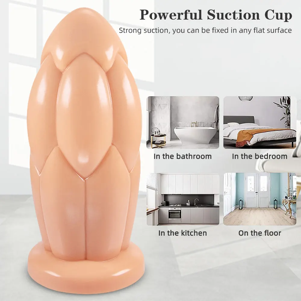 Soft Dildo Anal Plug High Quality Silicone Butt Plug with Strong Suction Cup Female Masturbator Erotic Adult Sex Toys for Couple