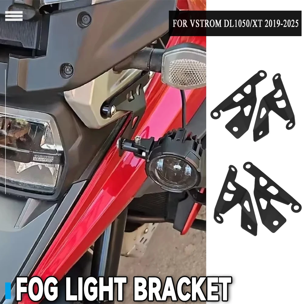 

Fog Light Bracket Holder For Suzuki V-Strom Vstrom DL 1050 XT DL DE 1050XT 2019 2020 2021 2022 2023 2024 2025 Fog Lamp Mount