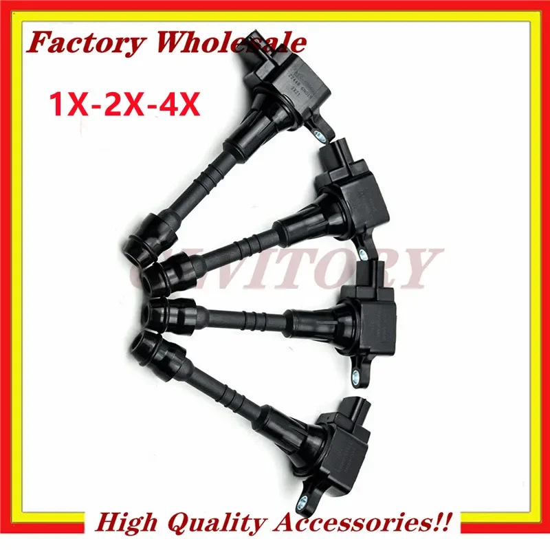 

Катушка зажигания 1X-2X-4X 22448-6N015 Подходит для Nissan Sentra 1,8 Almera N16 Primera P11 AIC-4004G 22448-6N011 224486N011 224486N015