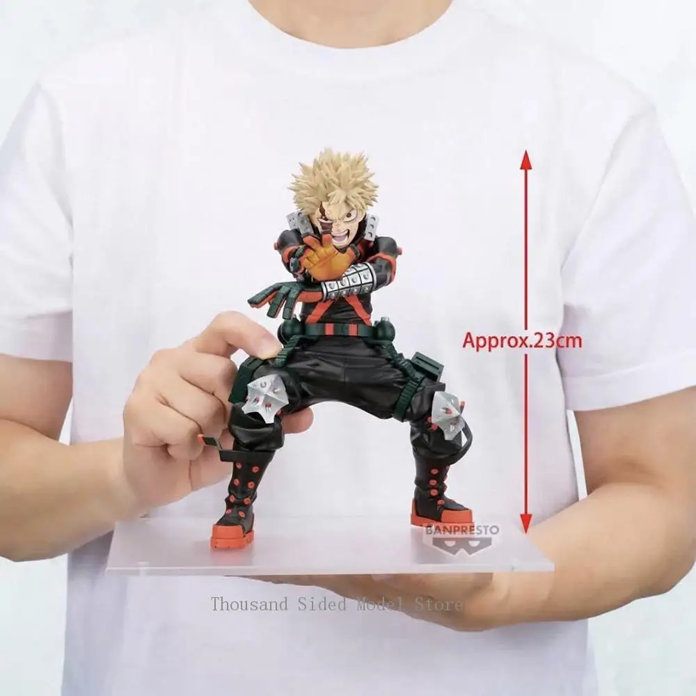 Oryginalna figurka Banpresto Grandista My Hero Academia Bakugou Katsuki, 23 cm, kolekcjonerski model anime, prezent urodzinowy