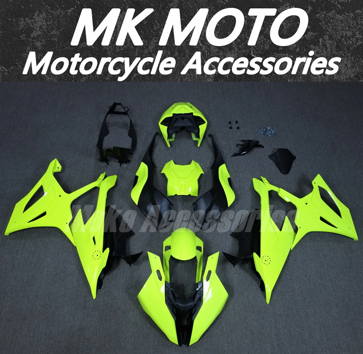 

Fairings Kit Fit For M1000RR S1000rr 2019 2020 2021 2022 Bodywork Set High Quality ABS Injection Black Neon fluorescence