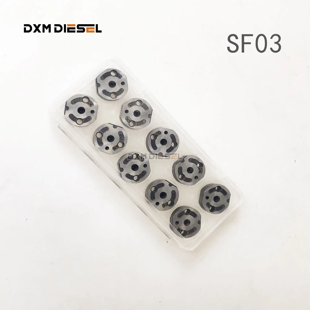 

DXM 10 PCS Injector Orifice Valve Plate SF03 For Diesel Fuel Injector 23670-30420 23670-0L090 295050-0200