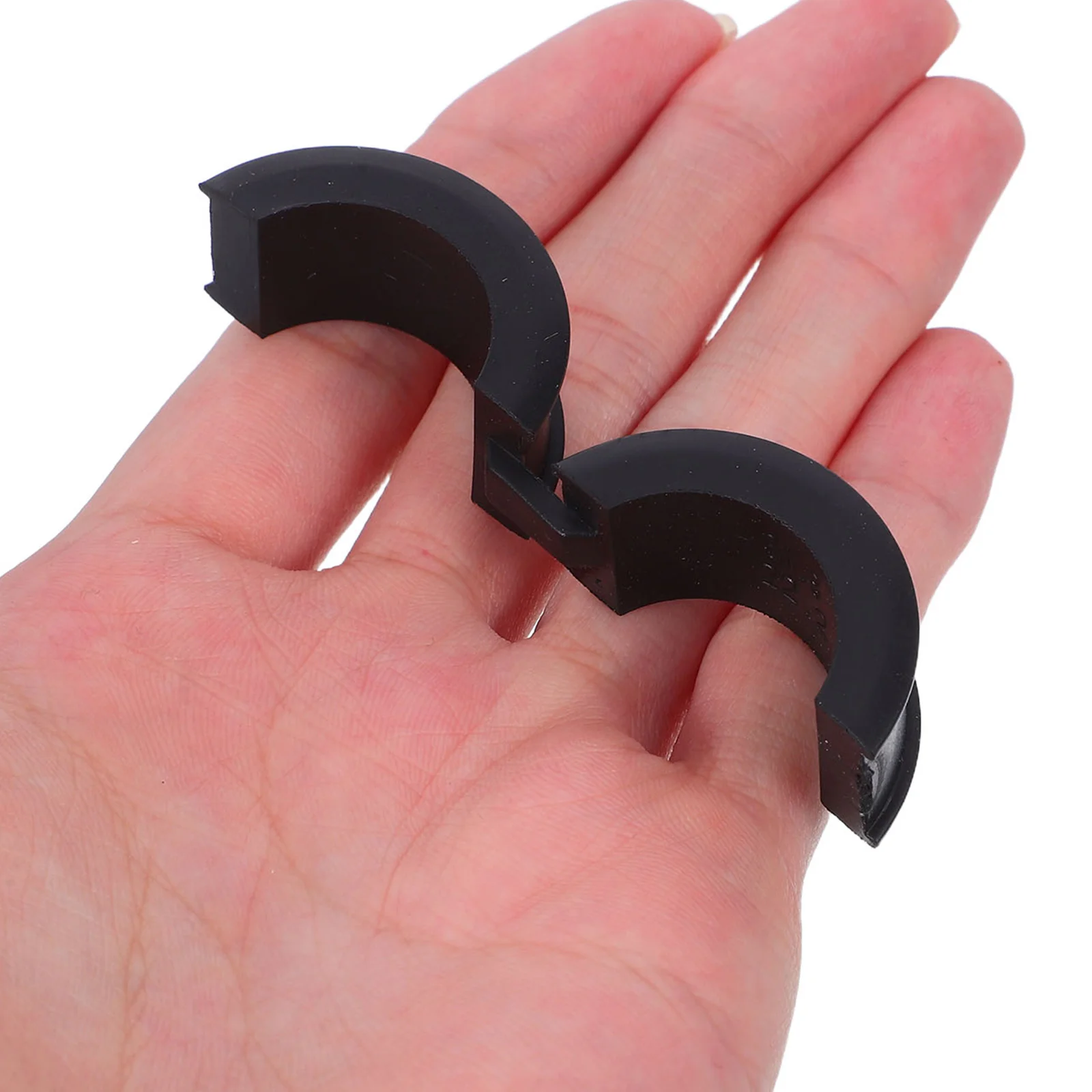 

10Pcs Precision Handlebar Gasket 22.2-31.8mm Shock Absorption Non-Slip Adapter Ring for Safe and Comfortable Cycling Trips