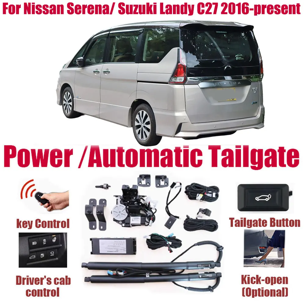 For Nissan Serena/ Suzuki Landy C27 2016-present Car Automatic Lifting kit Opening Trunk Intelligent Electric Lift Tailgate