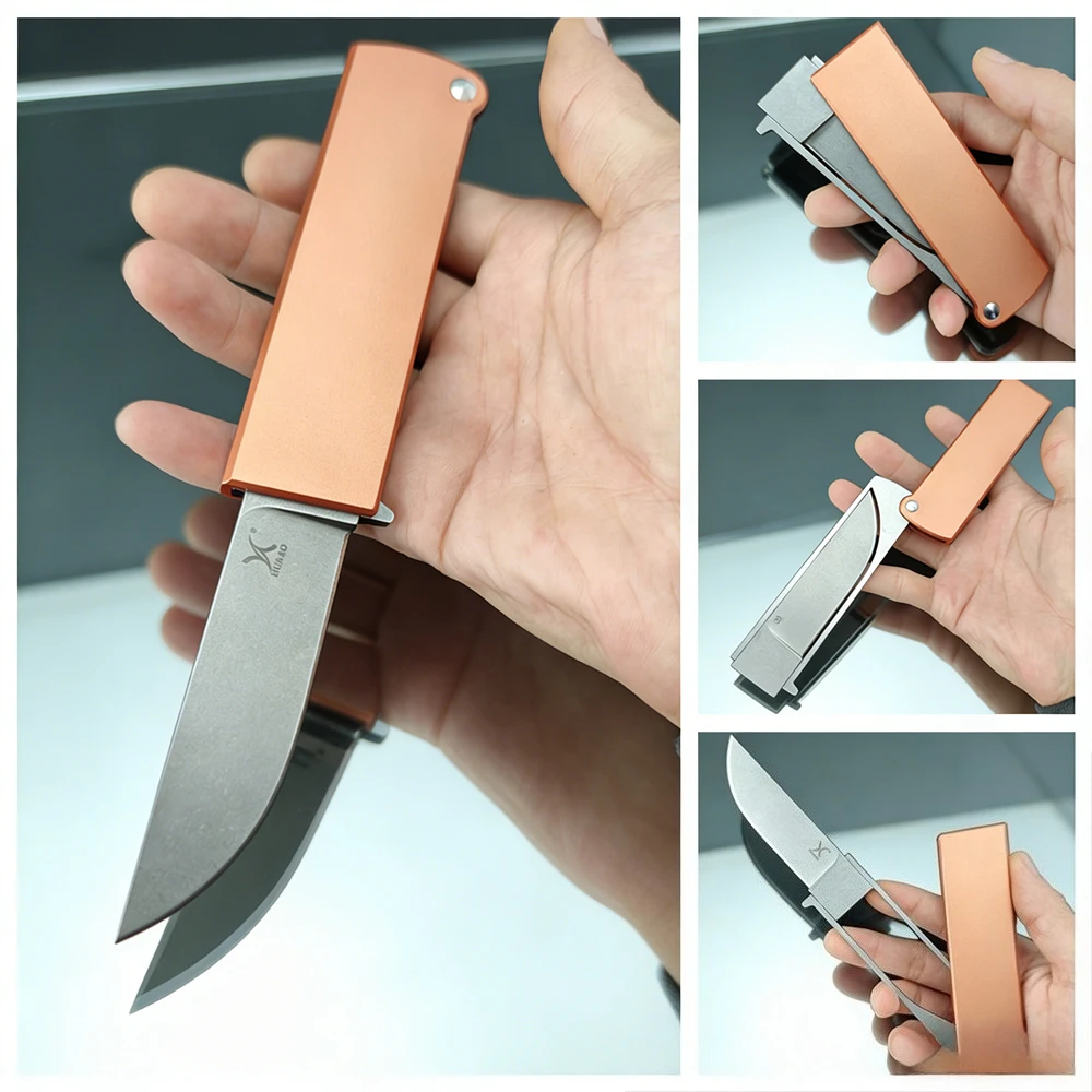 

Складной нож ATROPOS EDC с свободным вращением клинка, лезвие D2, рукоять из алюминия T6 для кемпинга, походов, охоты и активного отдыха на природе