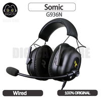 Somic G936N Headset USB Wired Earphones Lightweight Woven Earphone Portable Esports Gaming Headphones Customized Headphones Gift