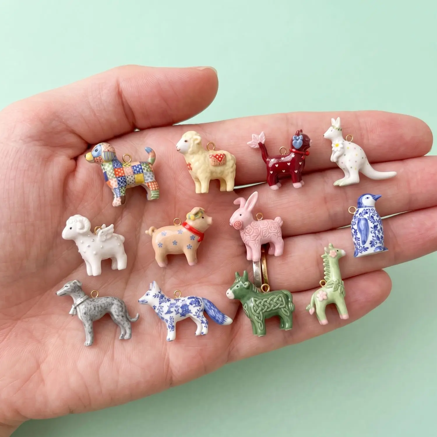 (presale!)New Cartoon DogAnimals Series Pendant Stainless Steel Plate Gold Charms Jewelry Making DIY Handmade Craft Wholesale