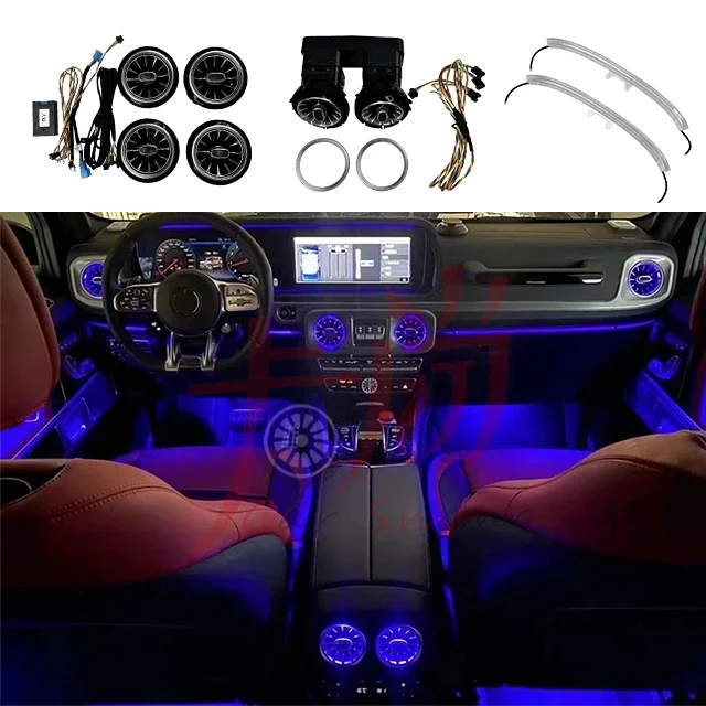 L2025 of Interior Ambient Lighting and air Outlet Ambient Lighting Applicable to Benzz G Class Big G W464 3-piece Set