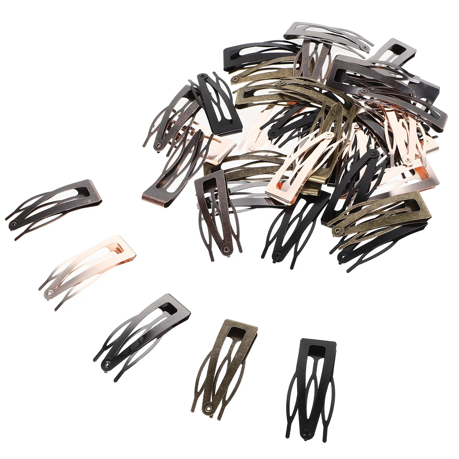 

40 шт. стильные металлические заколки для волос для девочек и женщин, прочные аксессуары, декоративные заколки для волос, металлическая заколка для волос
