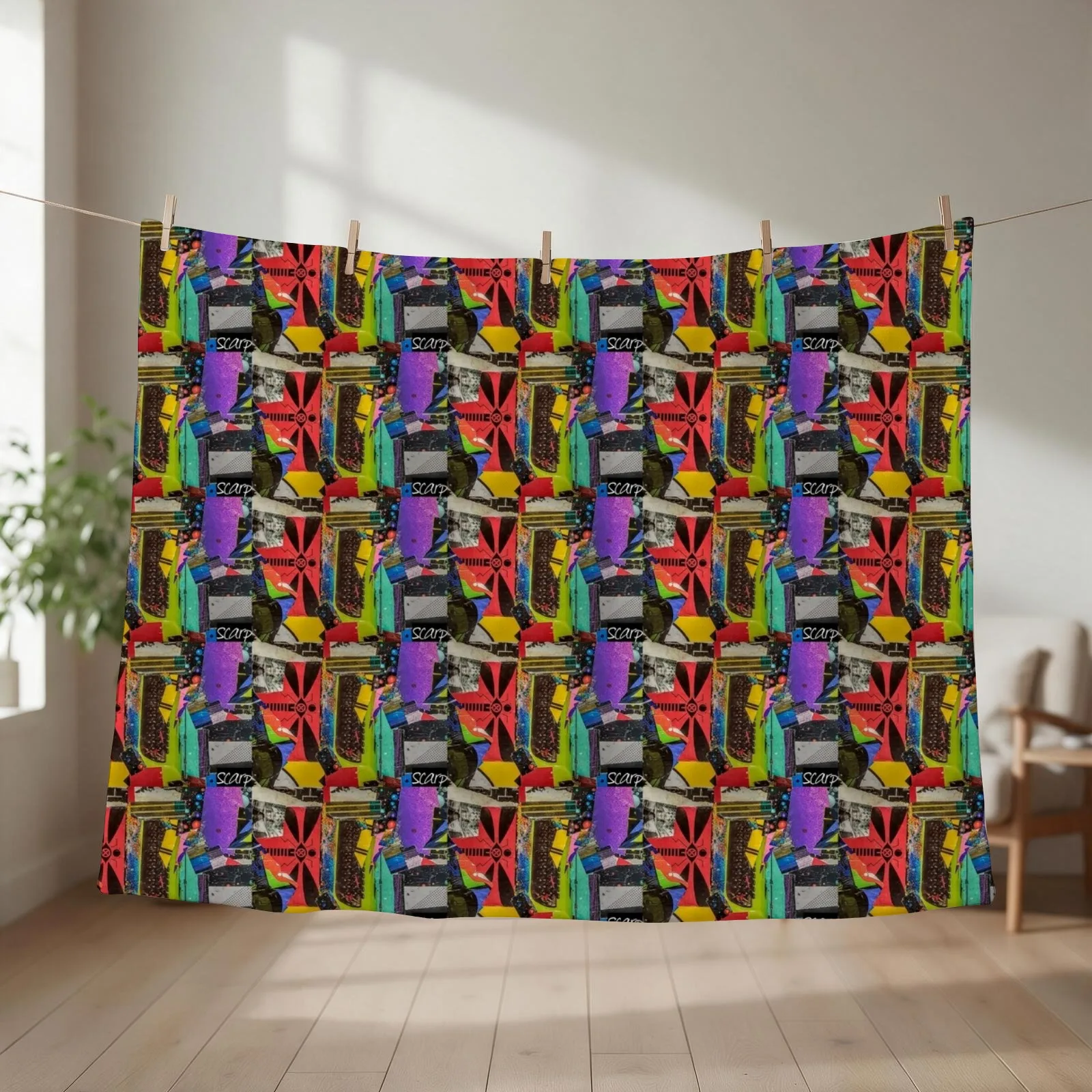 Robot brain 2 Throw Blanket wednesday anime Bed covers Hairys Blankets
