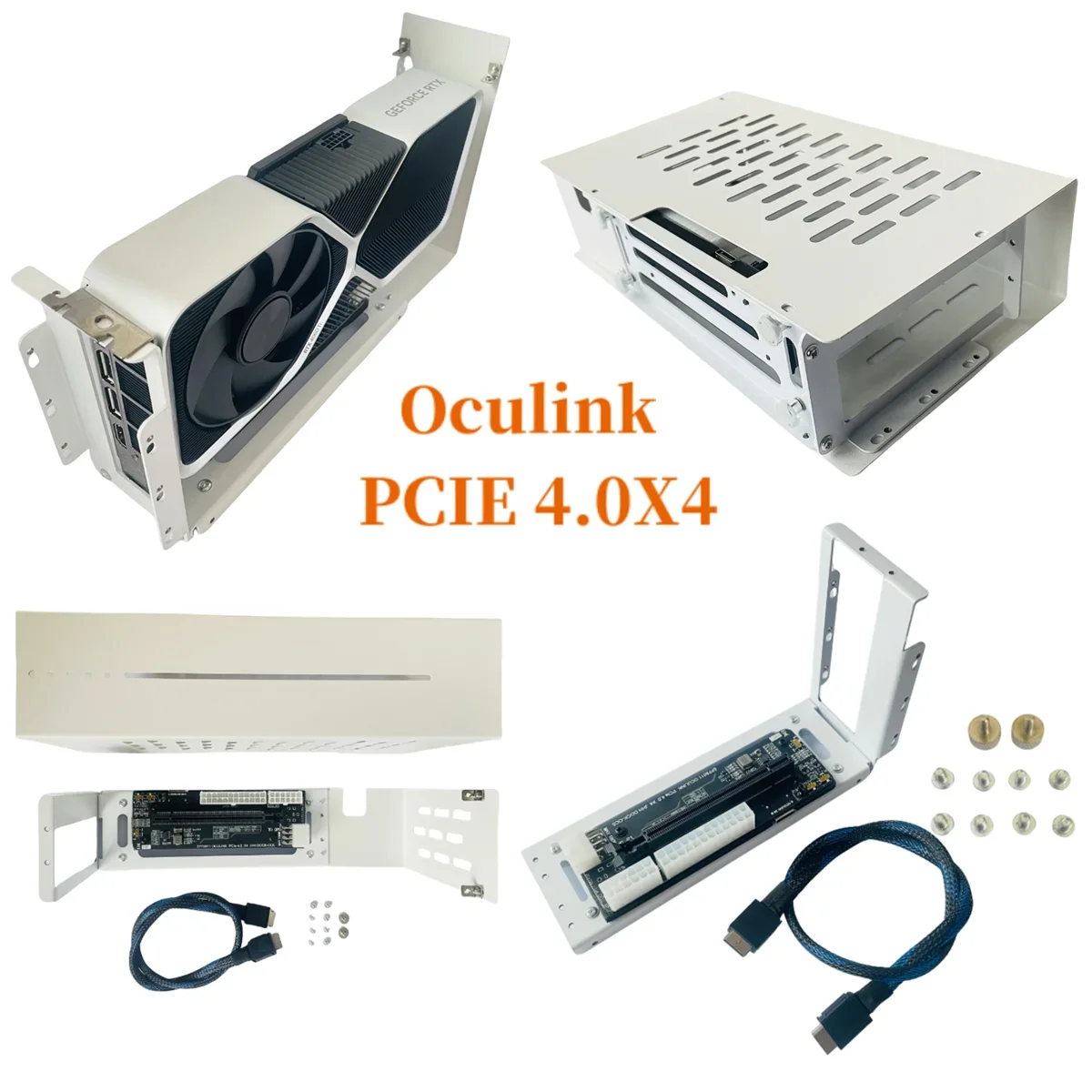 eGPU Case For Oculink / M.2 NVMe Laptop External Graphics Card GPU Dock PCIE 4.0 X4 Gen4 Notebook ATX SFX Expansion Card Adapter