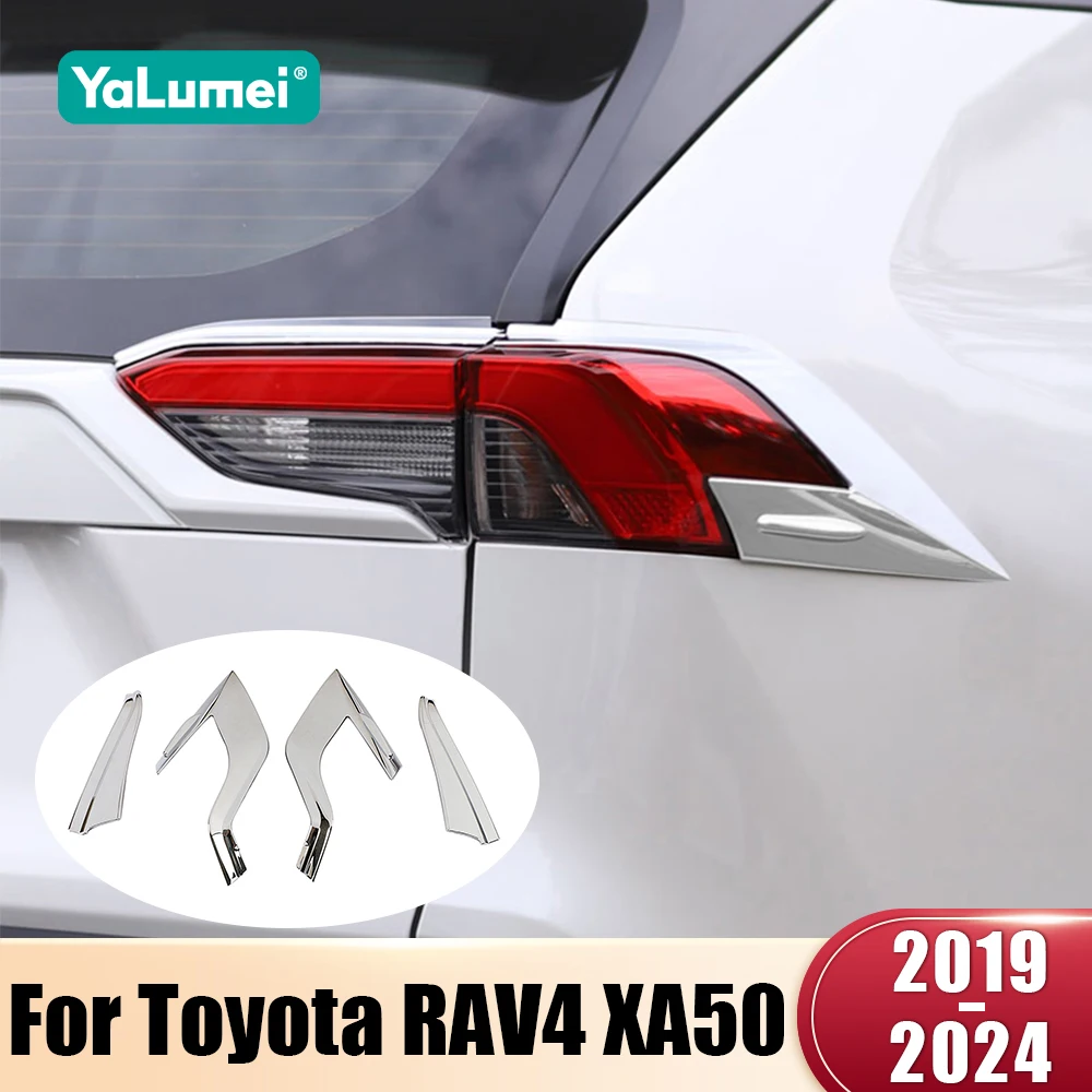 Für Toyota RAV4 2019 2020 2021 2022 2023 2024 RAV 4 XA50 Hybrid Auto Hinten Scheinwerfer Rücklicht Lampe dekoration Abdeckung Zubehör