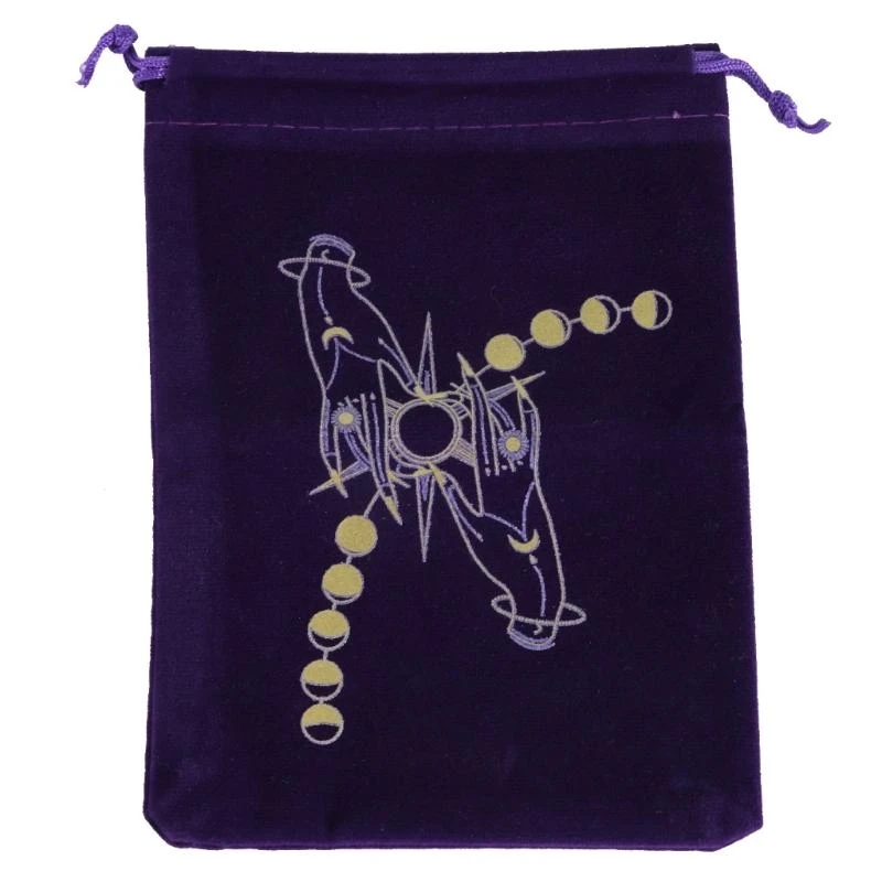 Velvets Tarot Bag Dices Drawstrings Bag for Storing Board Game Cards