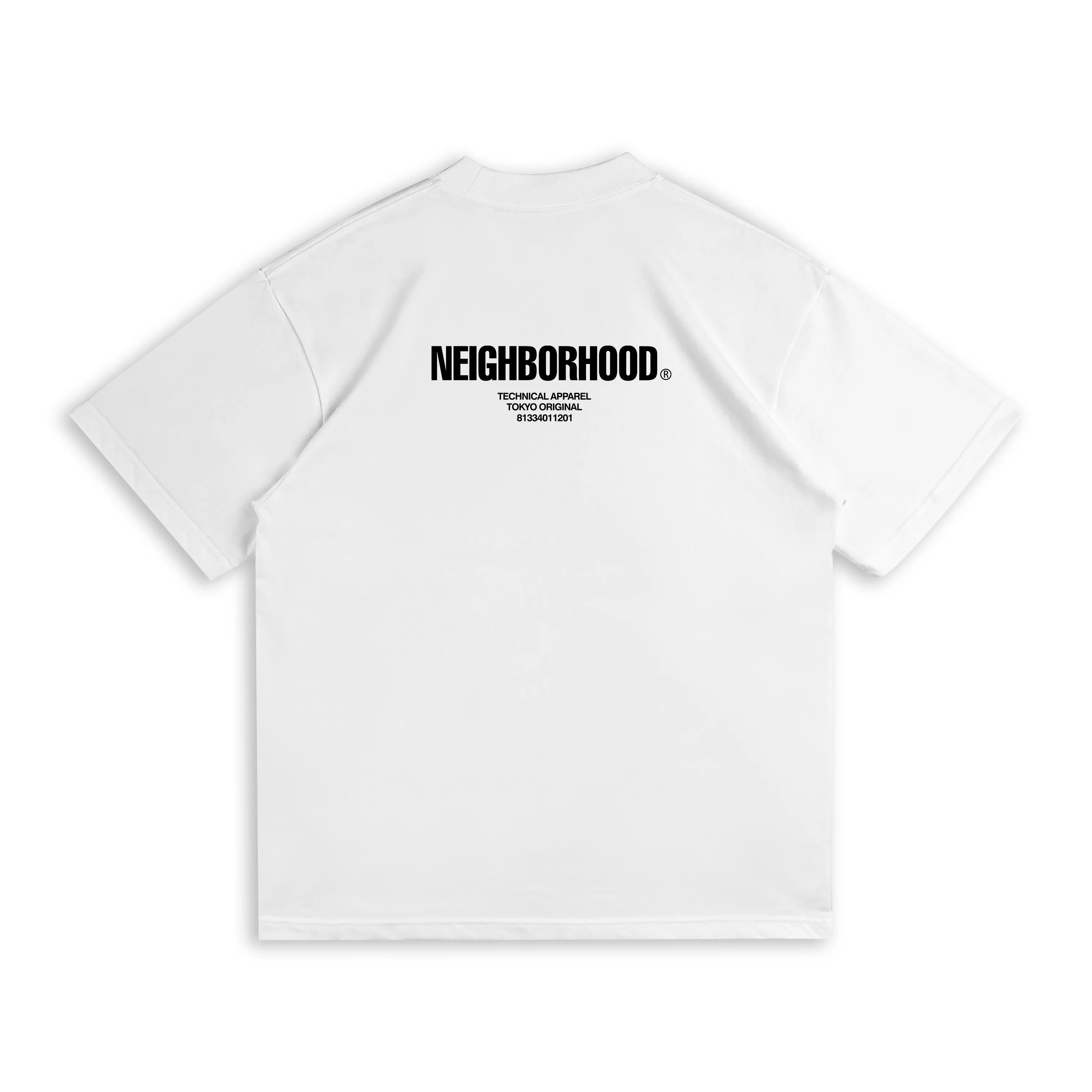 Trendy brand NBHD summer new Japanese heavy cotton short-sleeved T-shirt men's loose and versatile top bottoming shirt