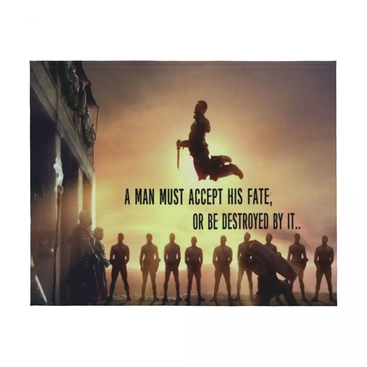 سبارتاكوس اقتباس رمي بطانية للأطفال لينة كبيرة المانجا الفاخرة العلامة التجارية