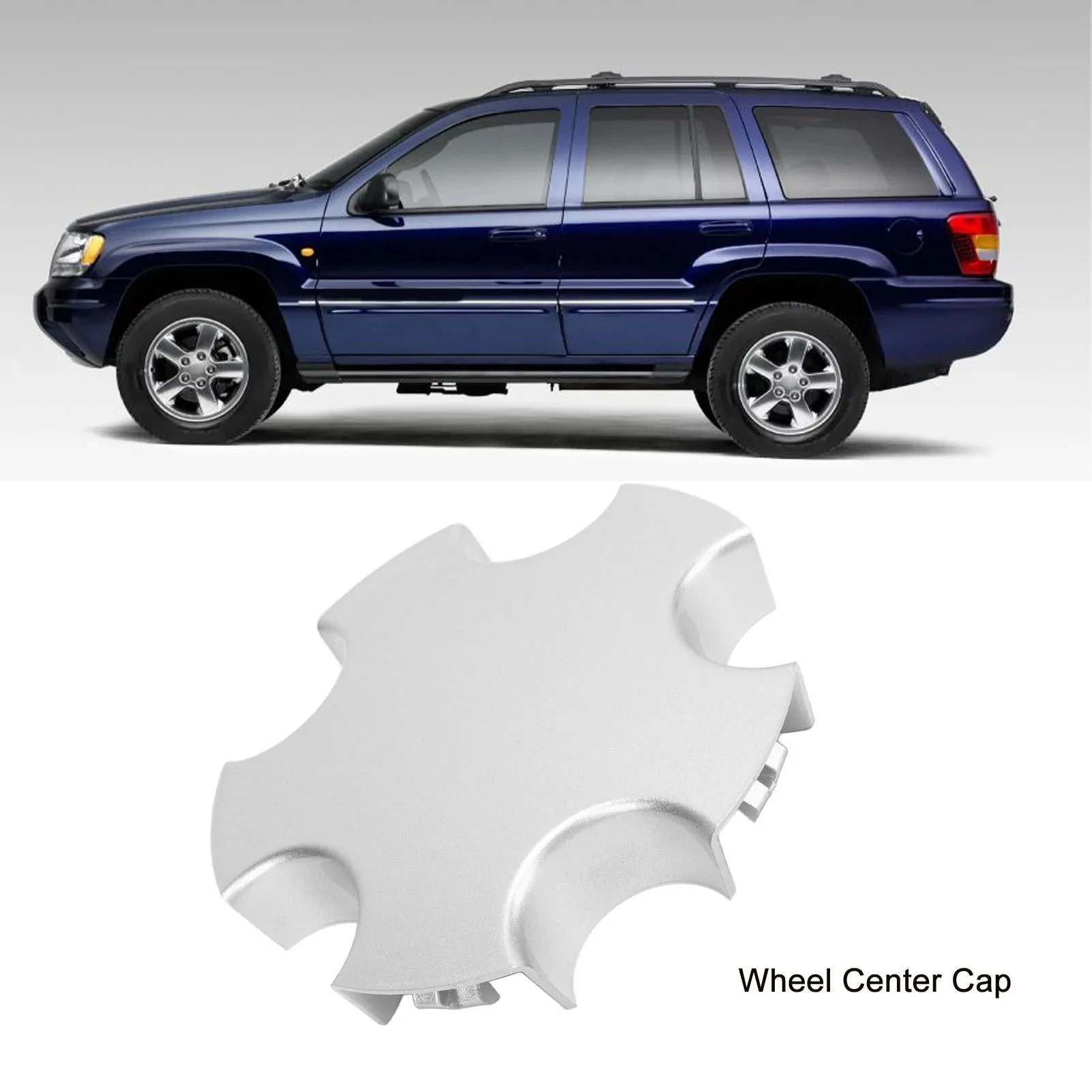 Car Wheel Center Caps Hub Cover for Jeep Grand Cherokee 2001-2004 5FA51PAKAC