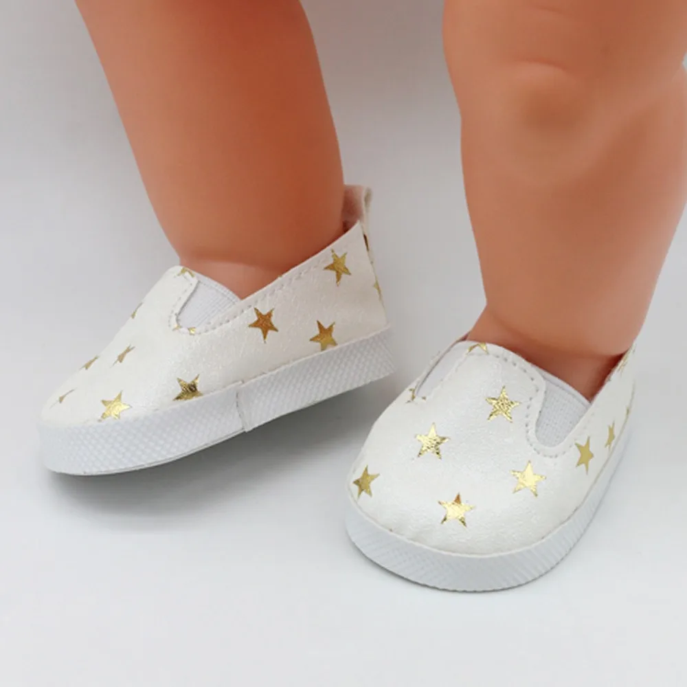 1pairs Star Doll Shoes Cute Cartoon Doll Cosplay Accessories Handmade Imitation Canvas Shoes for Labubu for BJD for OB11