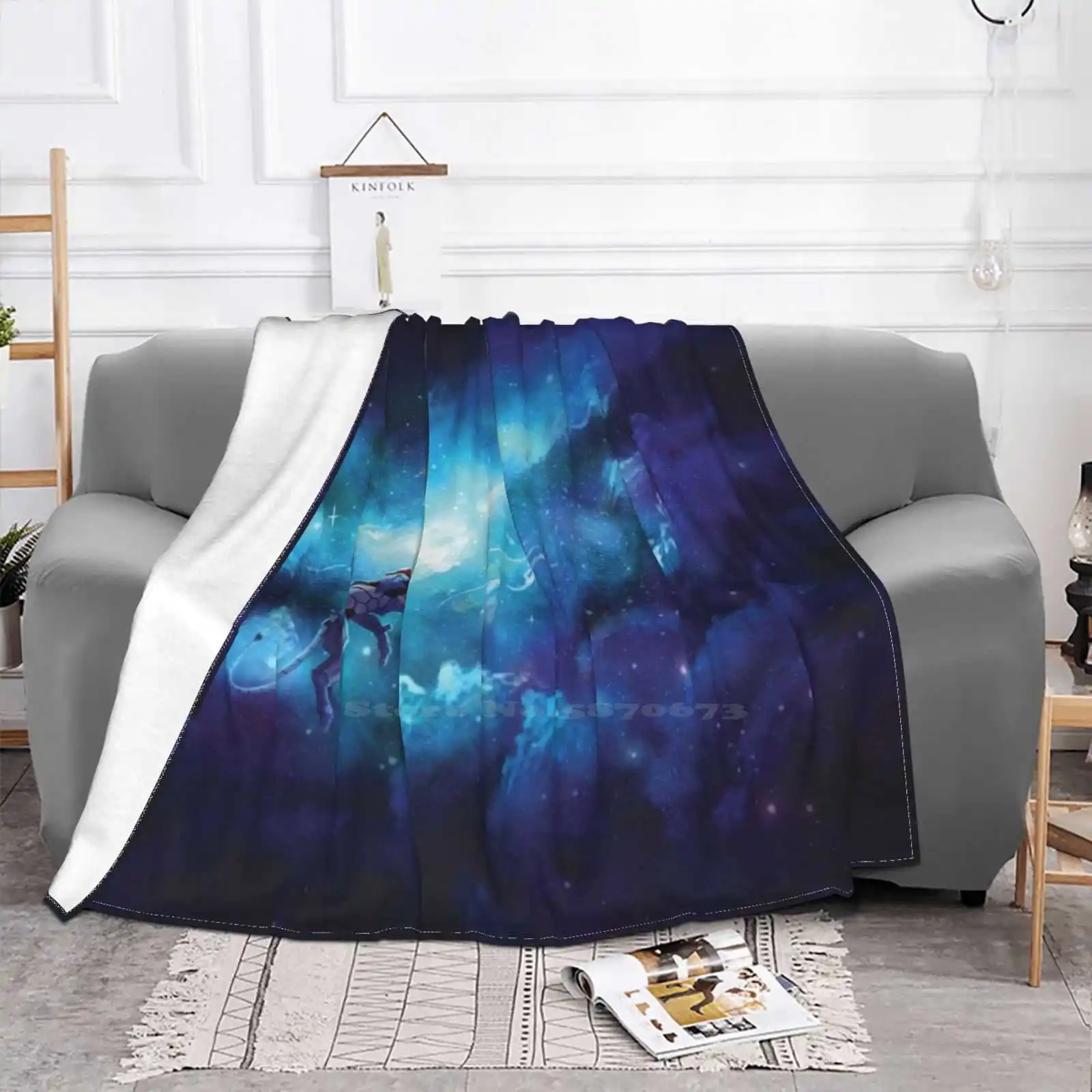 [ Vld ] Blue Space All Sizes Soft Cover Blanket Home Decor Bedding Vld Voltron Legendary Lance Mcclain Blue Lion Space