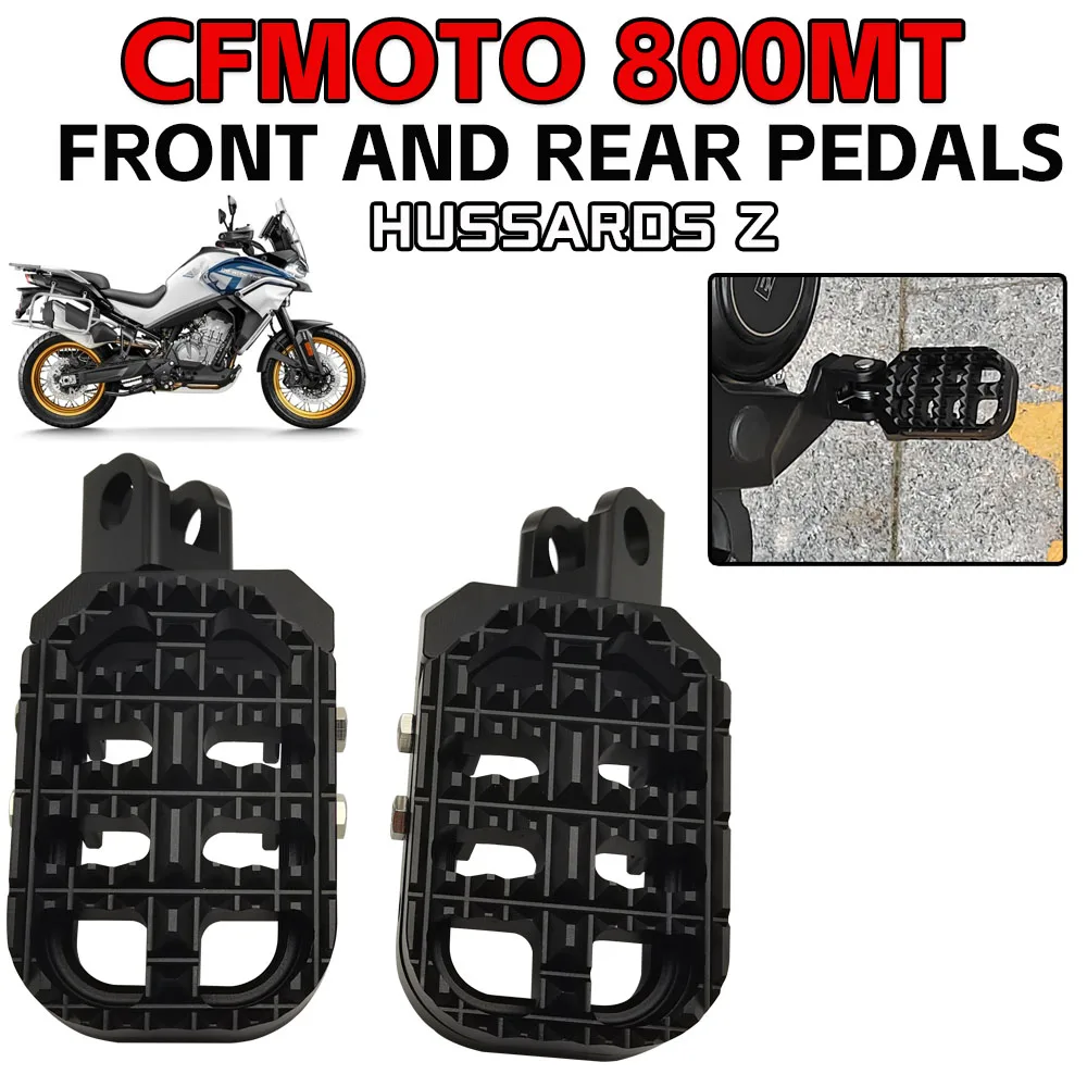 

For CFMOTO IBEX 450 800 CF MOTO MT450 800 MT 800 450MT Motorcycle Billet Wide Foot Pegs Pedals Footrest Footpegs Fit Accessories