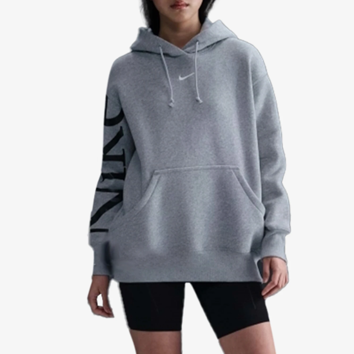 

Nike genuine Women's Loose Fit Warm Hooded Sweatshirt FQ7043-063