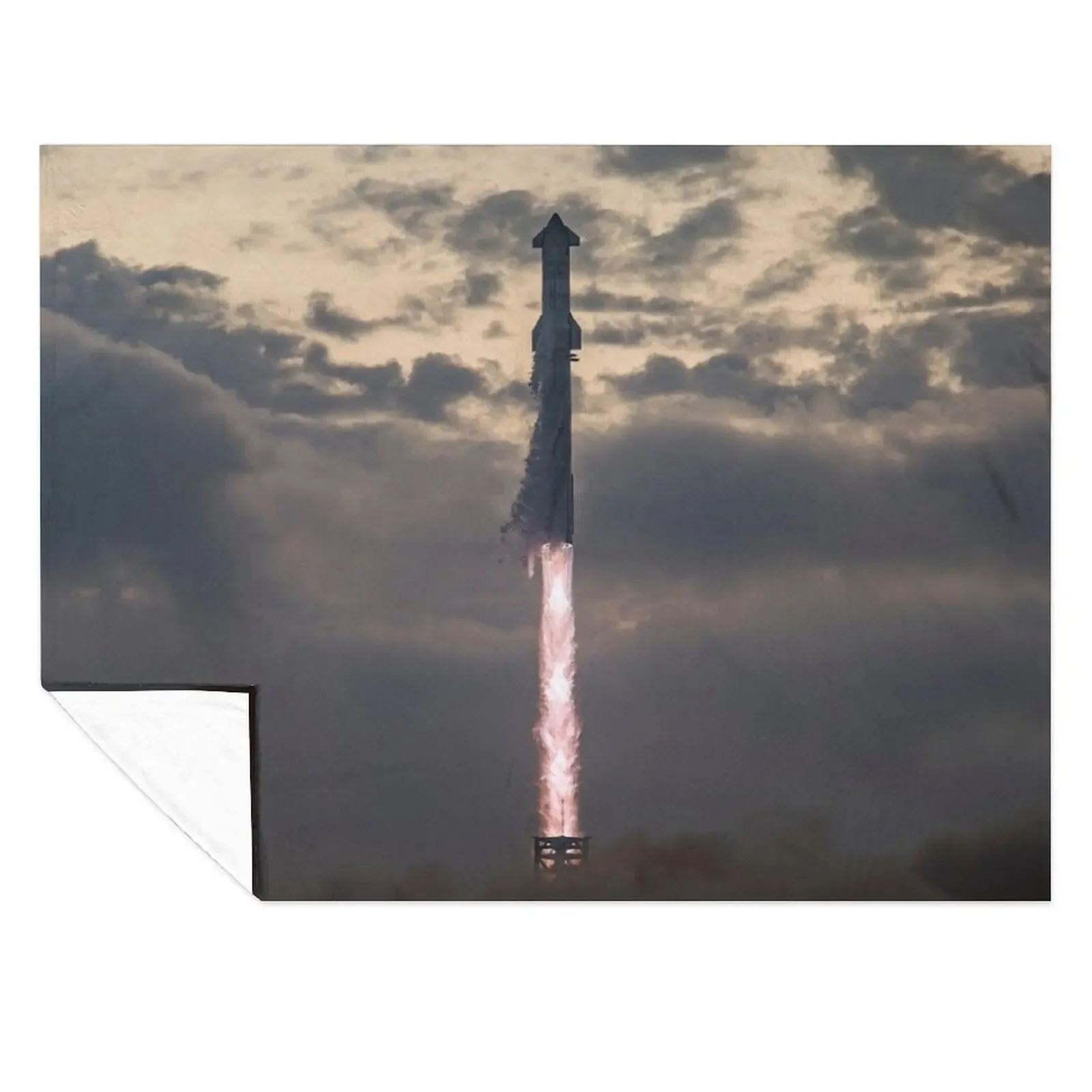 

Spacex Starship launch Throw Blanket Sofa Throw Hairys Thermal Single Blankets