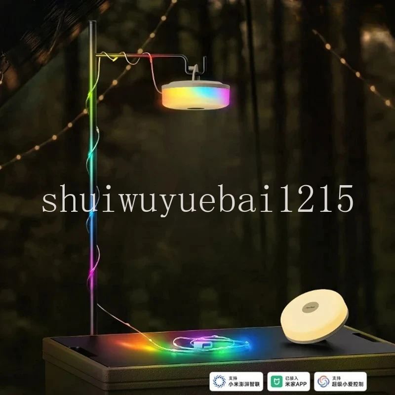 Smart Camping LED Light Strip 12M Atmosphere Lamp 2600mAh Rechargeable Portable Flexible Strips For Tent Room Outdoor