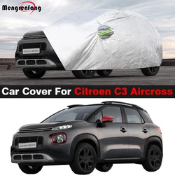 Full Car Cover Windproof Auto Sun Shade Snow Rain Dust Protection Cover For Citroen C3 Aircross Picasso 2010-2025