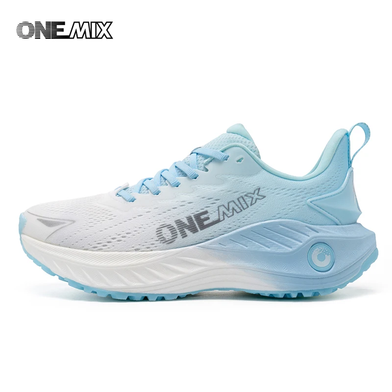 ONEMIX 2024 New Road Running Shoes Lightweight breathable Cushioning Men Training Outdoor non-slip sport fitness Sneakers