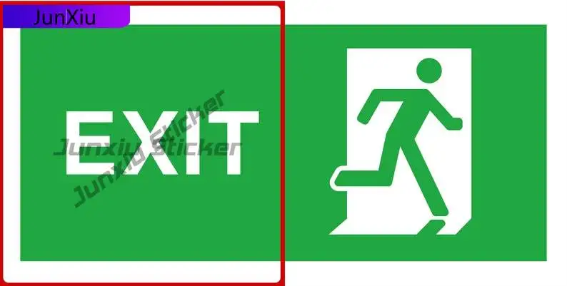 

Exit Safety Warning Sticker Funny Creative Motorcycle Truck Waterproof Auto Accessories Vinyl Decal For Car Truck SUV Window