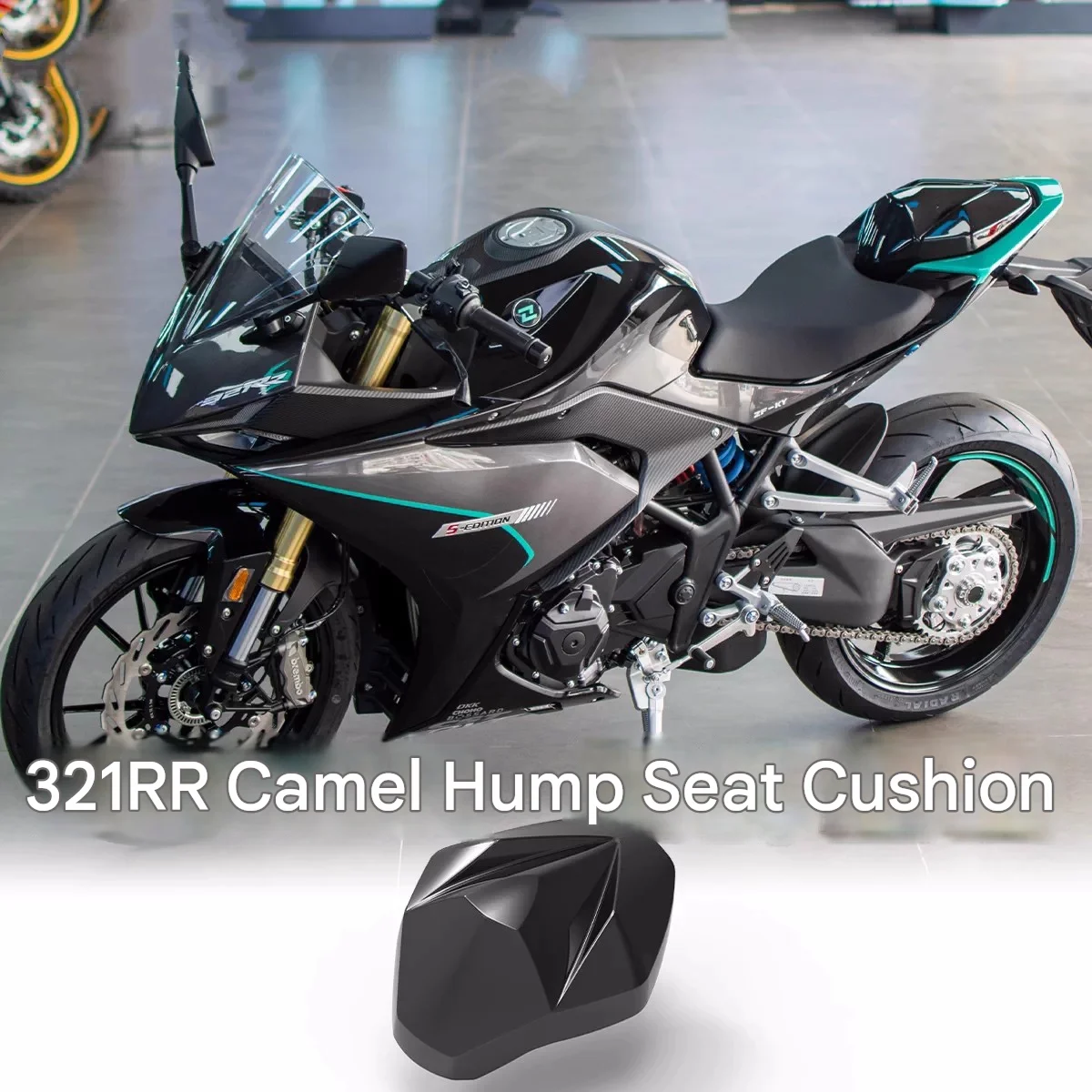 For KOVE 321RR Racing Rear Cover Track-Style Raised Design for Enhanced Combat Feel Strong Shell Toughness Not Easily Breakable