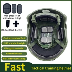 Fast Tactical Helmet Adjustable knob Thicken ABS Outdoor  CS Protective Equipment Suitable Head Wendy Helmet