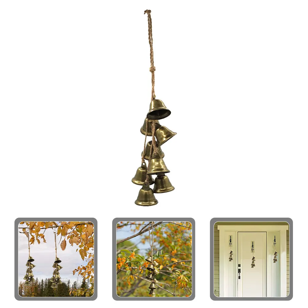 Halloween Witch Bell Decorative Wind Chime Hanging Ornament Door Garden Patio Yard Protection Home Charm Witch Bell