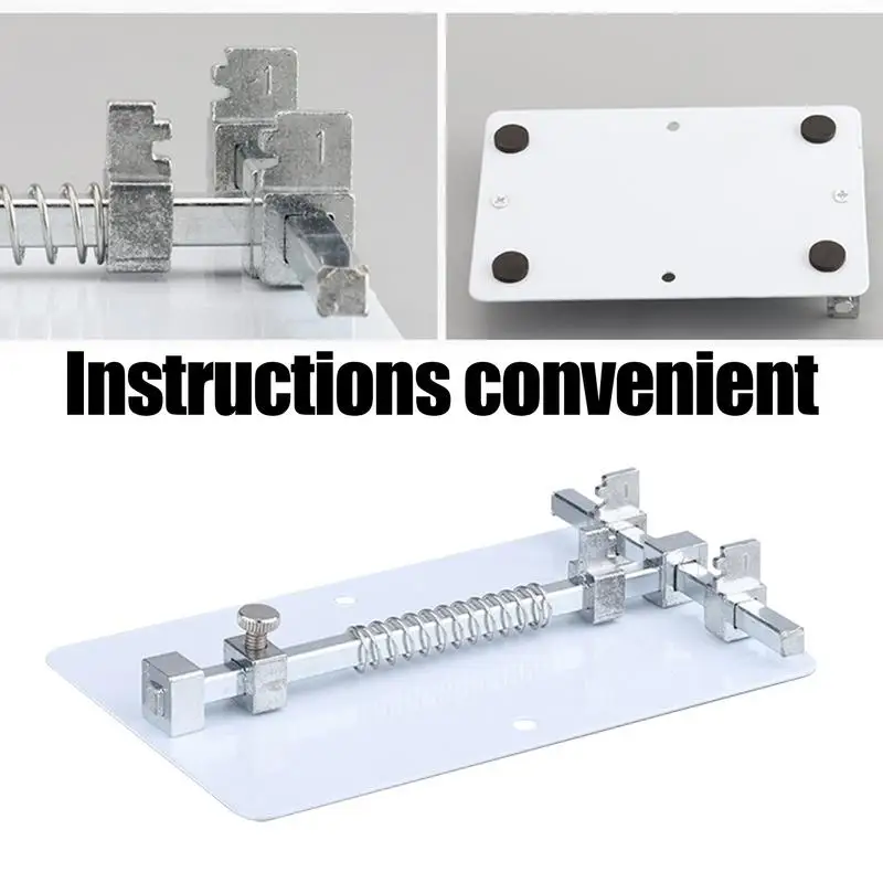 Pcb Holder For Soldering Motherboard Soldering Repair Clamping Tools Portable Fixed Stand Ic Grooves Support Clamp For Men Women