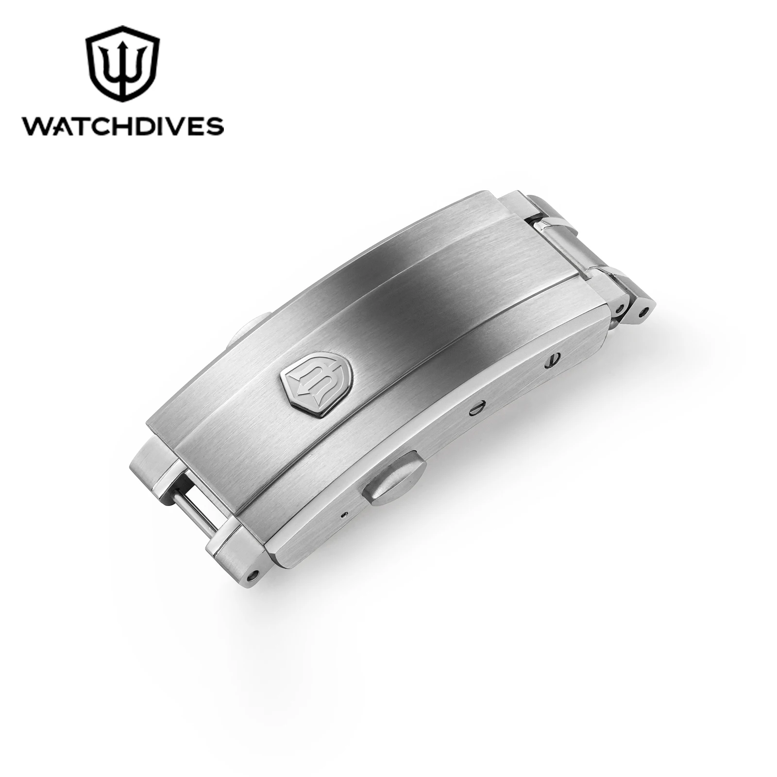 Watchdives WDB0002 Fly Adjustable Clasp Stainless Steel Buckle Suitable For WD0003B WD0006  WD5513 WD1969Pro WD16500 WD1863