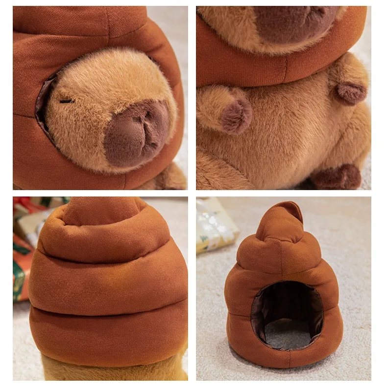 Capibara Pop Knuffels Knuffel Kussens Kantoor Bank Kamer Auto Decoratie Speelgoed Pop Desktop Knuffel Knuffel Souvenir Geschenken