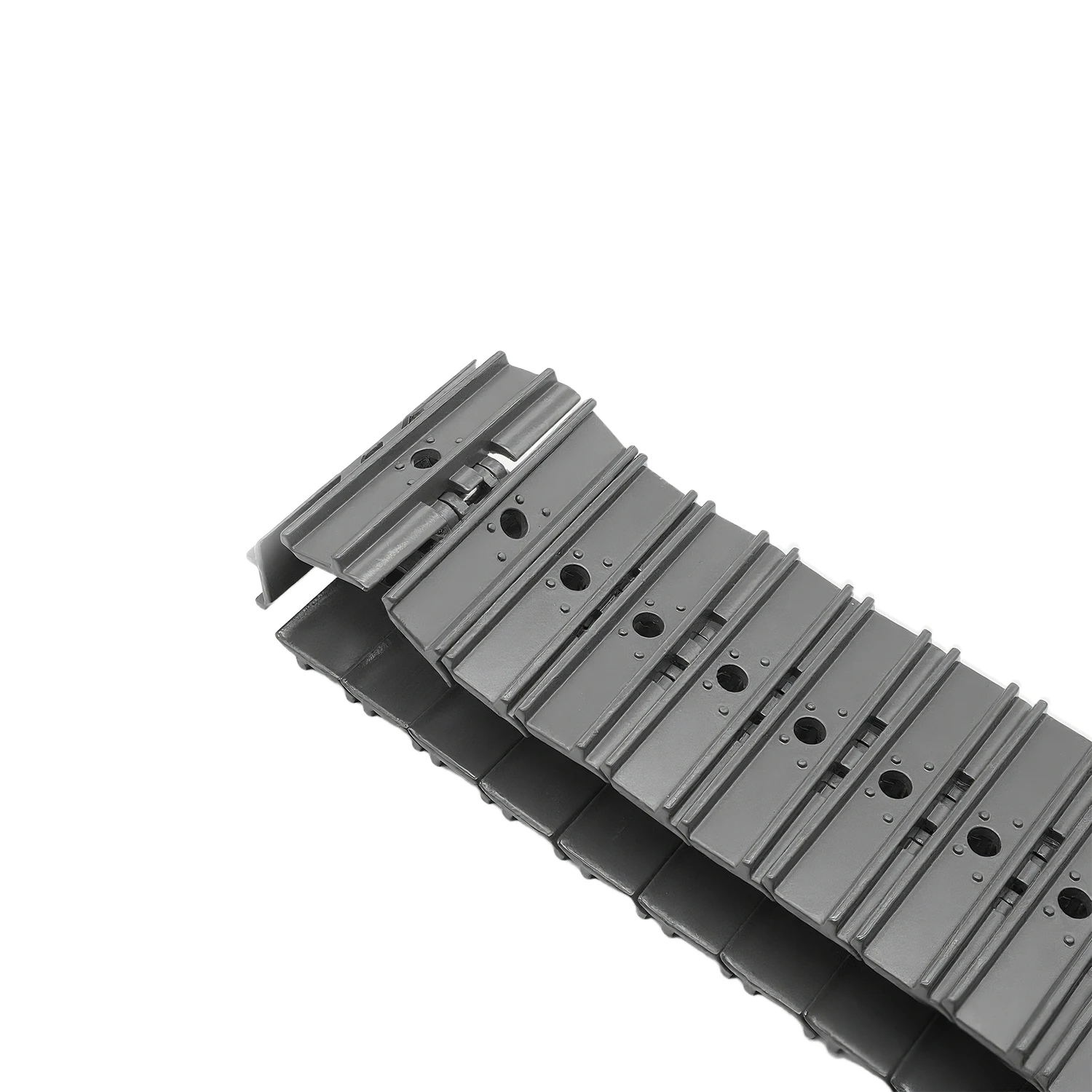 50MM 아연 합금 크롤러, 원격 제어 굴삭기 불도저 모델 개조 및 업그레이드 섀시 크롤러에 적합