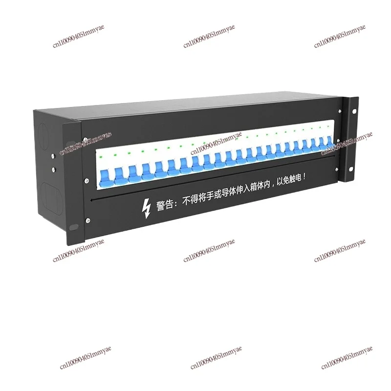 19-Inch Standard Cabinet Row Head Cabinet Rack Type Power Distribution Unit Box Air Switch Rack Machine Room Power Distributor