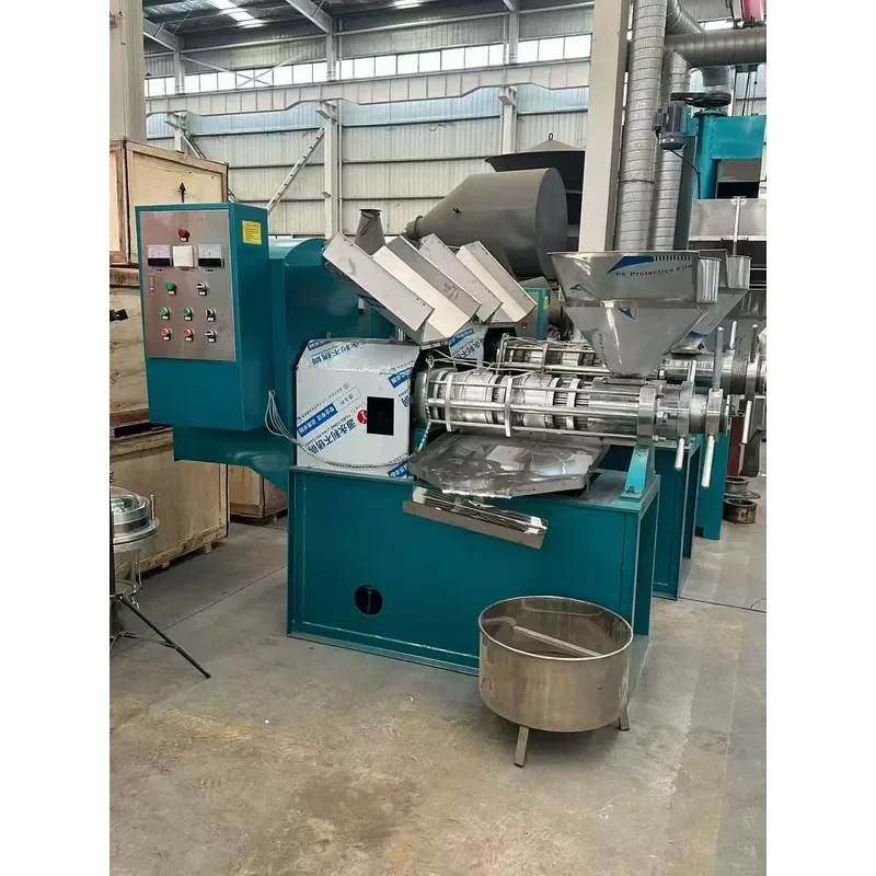 Commercial Soybean Groundnut Oil Mini Extruder Extraction Press Machine