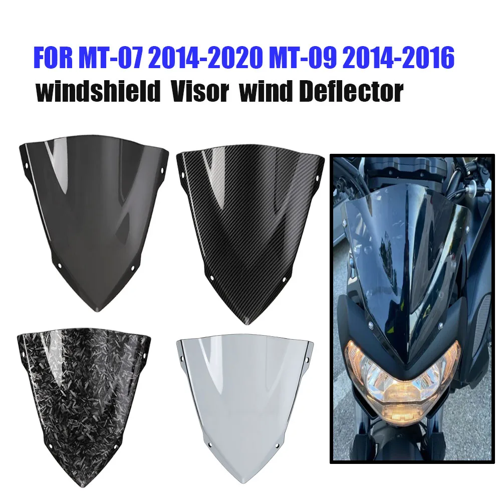 

Windshield Windscreen For YAMAHA MT07 FZ07 MT09 FZ09 Motorcycle Accessories Wind Deflectors Parabrisas MT-07 FZ-07 FZ MT 07 09