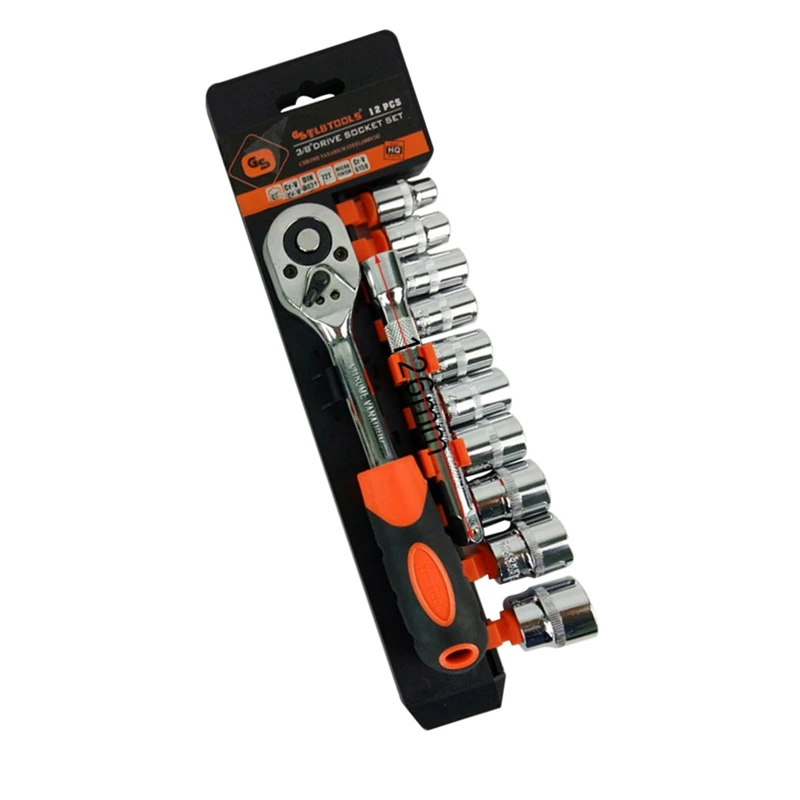 

Ratchet Wrench Combination Set Chrome Steel Vanadium Ratchet Set Socket Wrench Kit