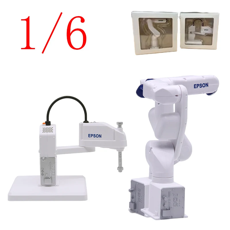 

MASTER Литой под давлением масштаб 1/6 Epson Пластиковая механическая рука Epson VT6L Шесть промышленного вала робота Механическая рука Игрушка для мальчика Подарочная коробка