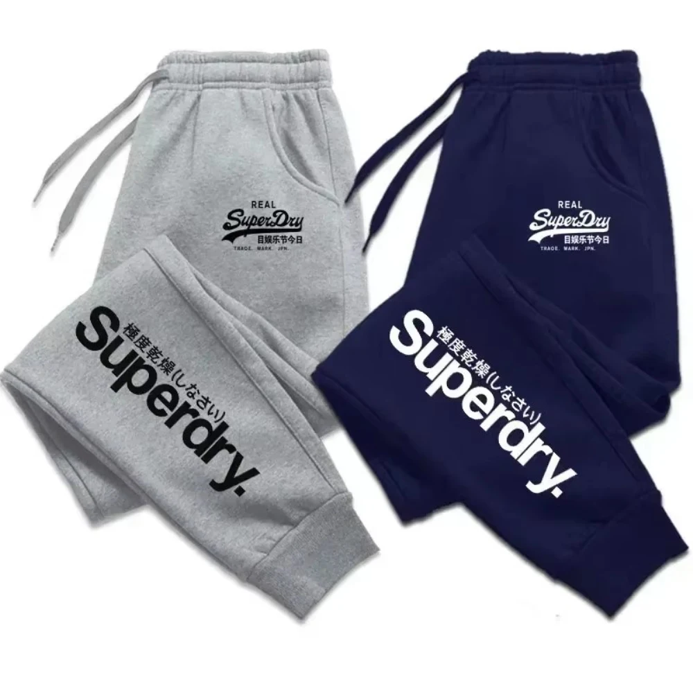 Spring and Autumn Warm Sports Pants Pants Men\'s Casual Sweatshirts Fleece Fashion Jogging Men\'s Pants Pants Street Pants S-3XLSp