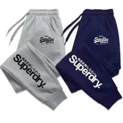 Spring and Autumn Warm Sports Pants Pants Men's Casual Sweatshirts Fleece Fashion Jogging Men's Pants Pants Street Pants S-3XLSp