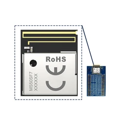 Minewsemi nRF52832 Ble 5.2 NFC Thread Zigbee Module Wireless Receiver Smallest Bluetooth Low Energy Module with transfer Board