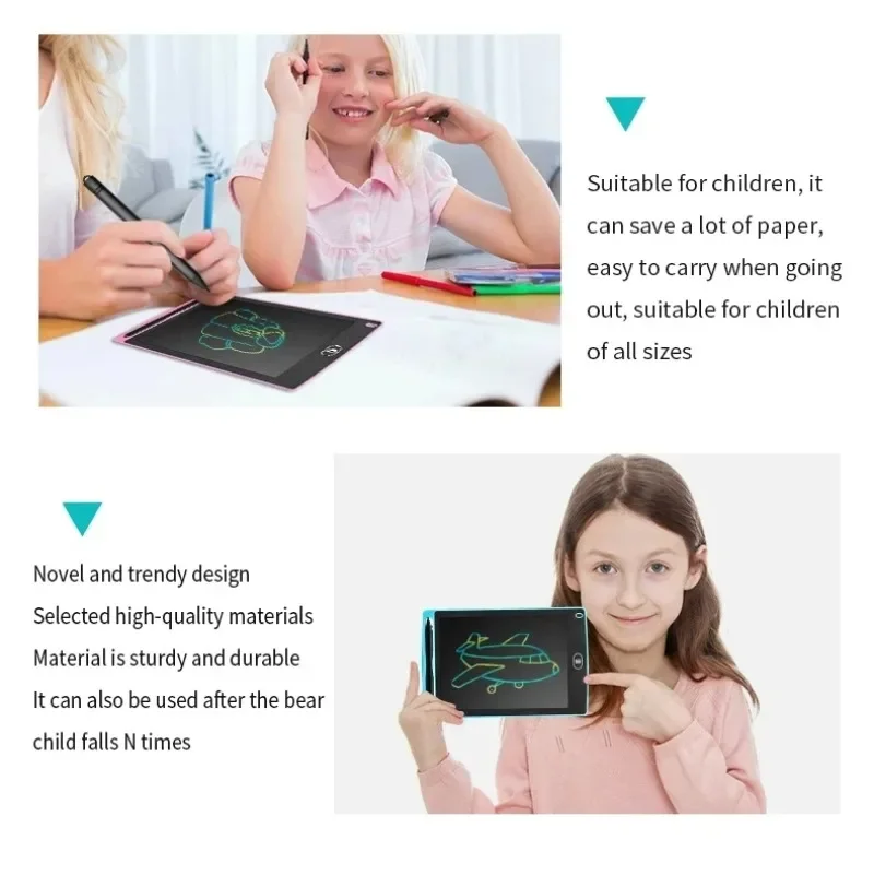 8.5/10/12 polegada lcd escrita tablet prancheta montessori brinquedos de desenho educativo para crianças estudantes quadro negro mágico brinquedo presente