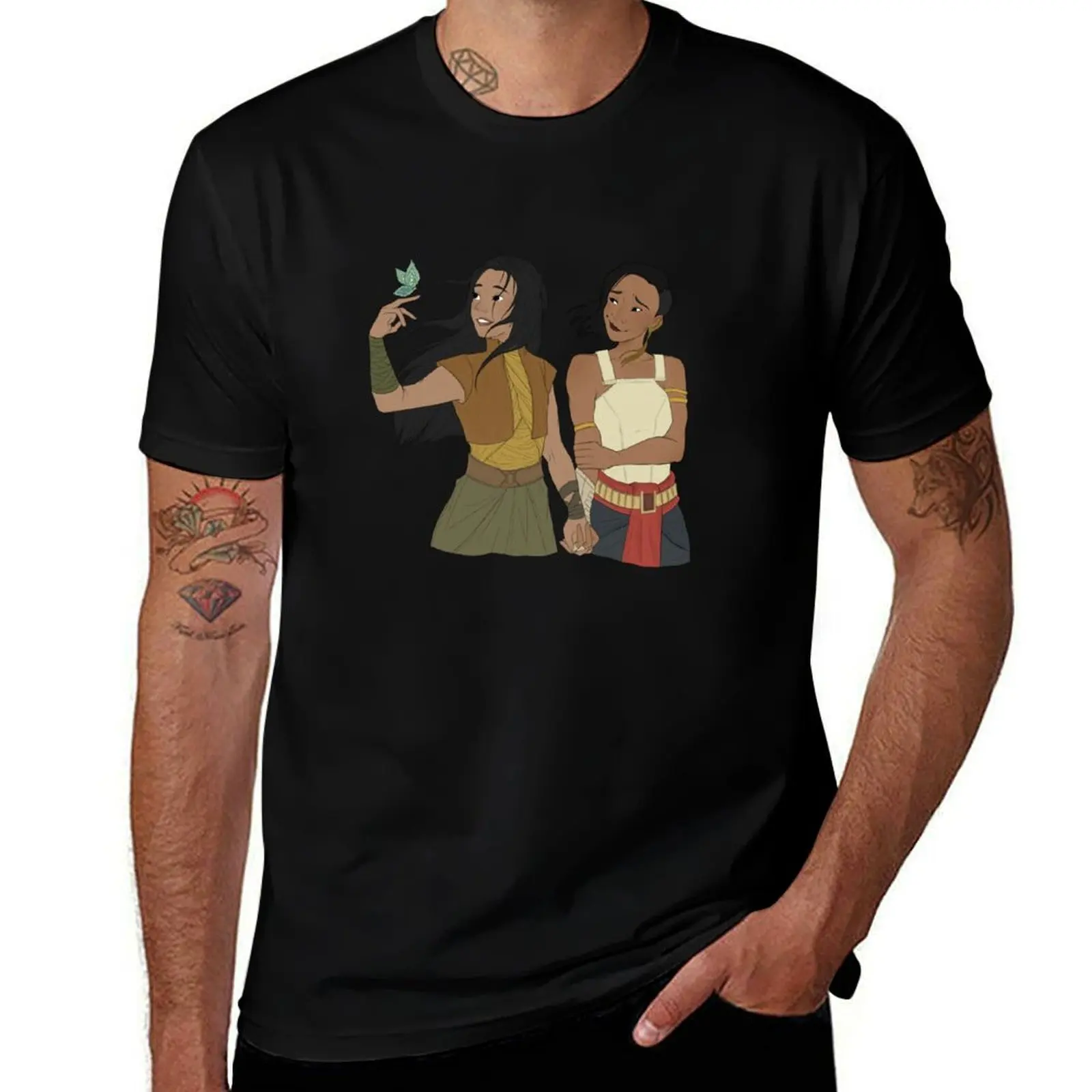 Camiseta Raya Namaari, camisetas gráficas para hombre, camiseta