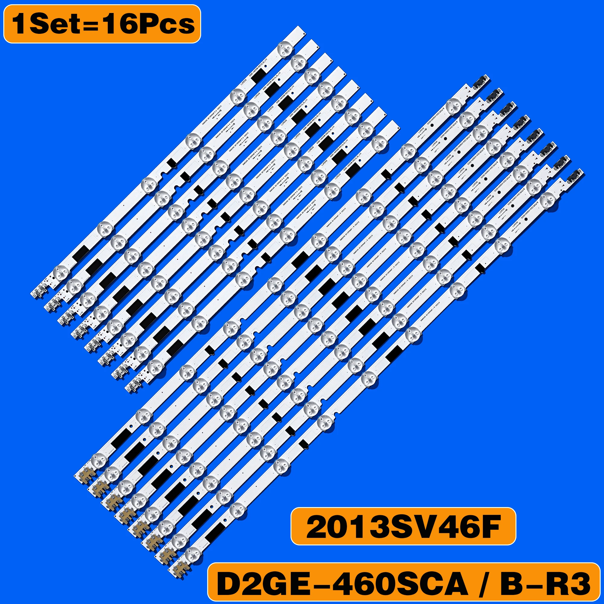 Tira de LED para D2GE-460SCA-R3 D2GE-460SCB-R3 CY-HF460BGLV1V BN95-00891A UA46F5080AR 2013SV46F UA46F5500AJ UA46F6100AJ UA46F6420AJ